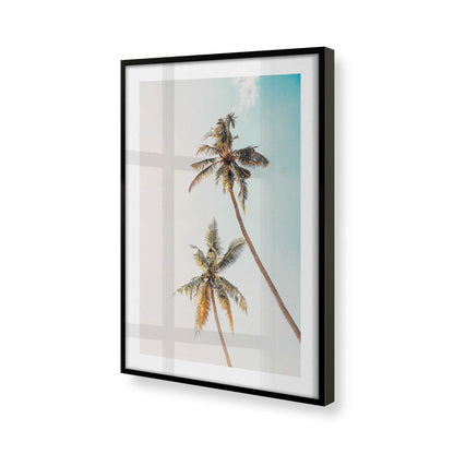 [Color:Satin Black], Picture of art in a Satin Black frame at an angle