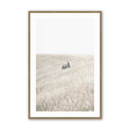 [Color:Brushed Gold], Picture of art in a Brushed Gold frame