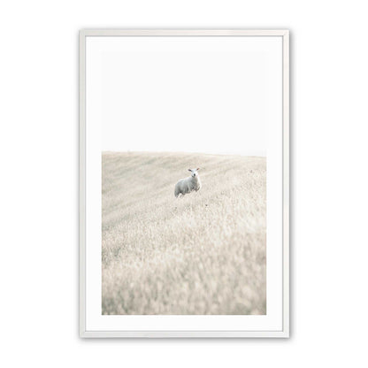 [Color:Opaque White], Picture of art in a Opaque White frame