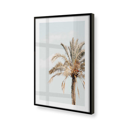 [Color:Satin Black], Picture of art in a Satin Black frame at an angle
