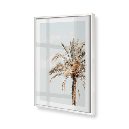 [Color:Opaque White], Picture of art in a Opaque White frame at an angle