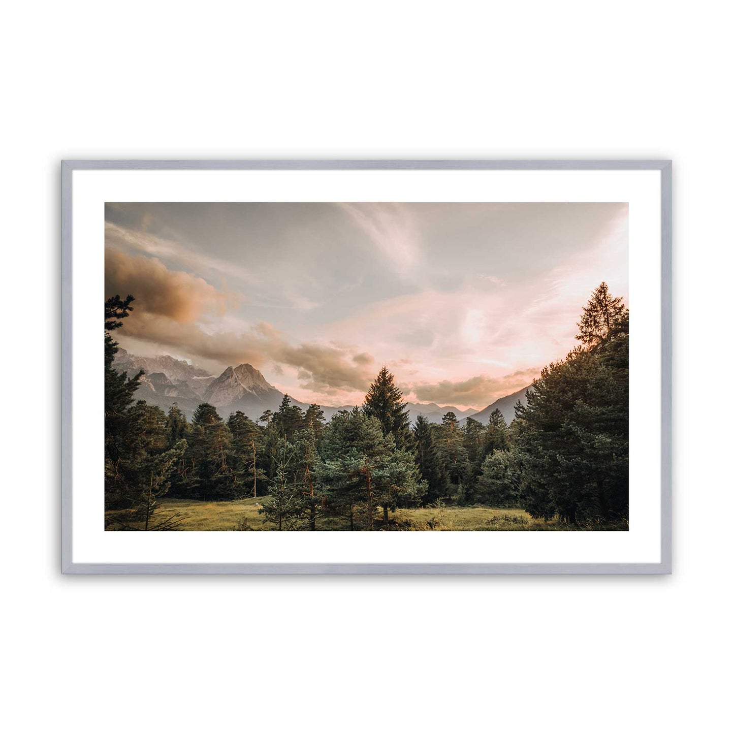[Color:Polished Chrome], Picture of art in a Polished Chrome frame