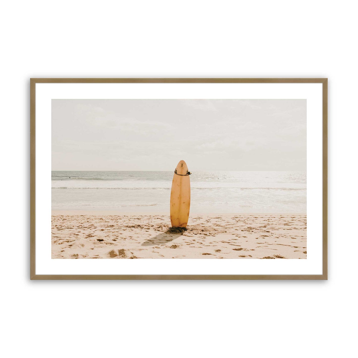 [Color:Brushed Gold], Picture of art in a Brushed Gold frame