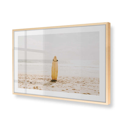 [Color:Raw Maple], Picture of art in a Raw Maple frame at an angle