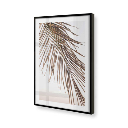 [Color:Satin Black], Picture of art in a Satin Black frame at an angle