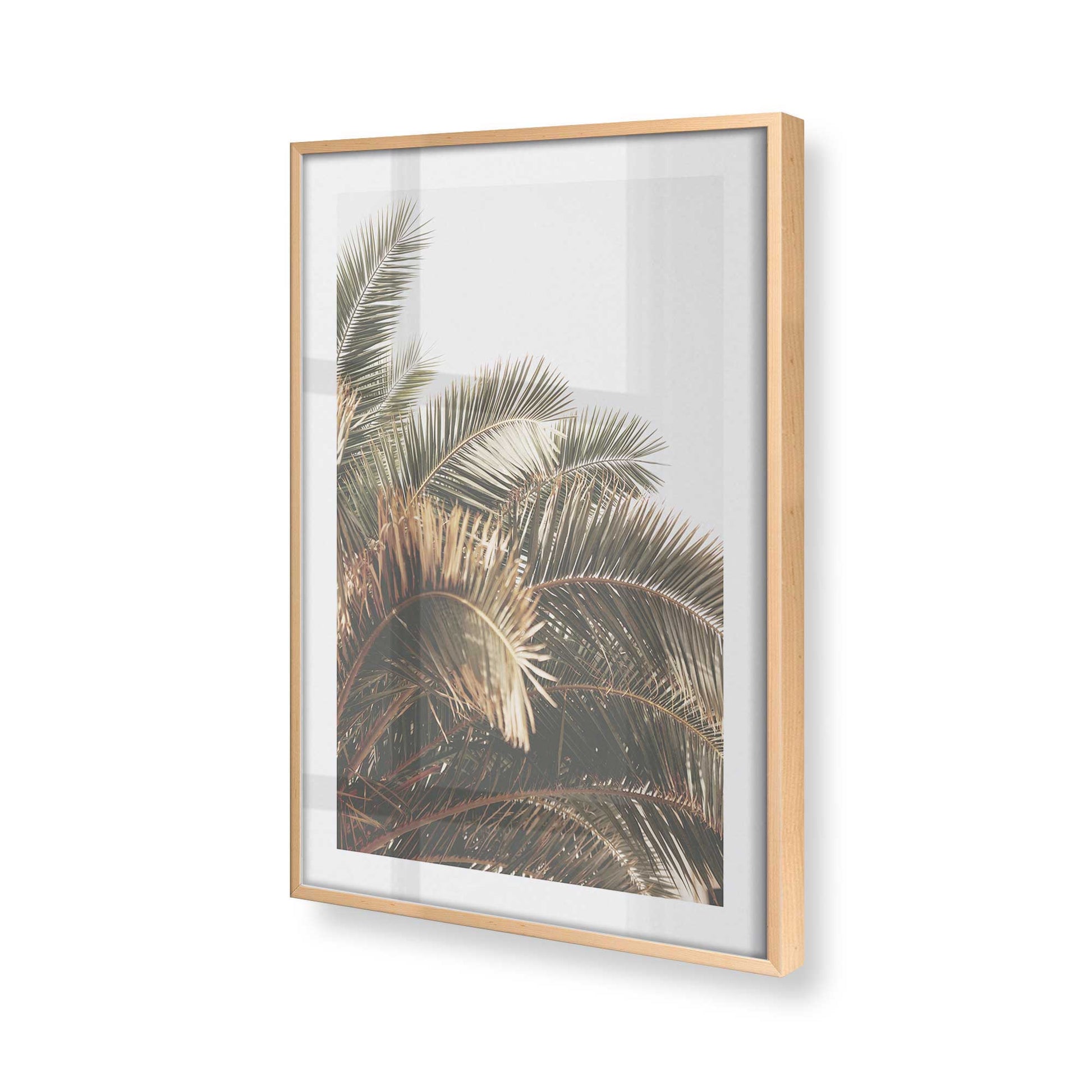 [Color:Raw Maple], Picture of art in a Raw Maple frame at an angle