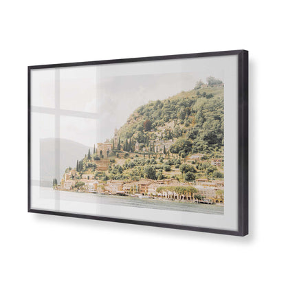 [Color:Weathered Zinc], Picture of art in a Weathered Zinc frame at an angle
