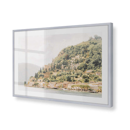 [Color:Polished Chrome], Picture of art in a Polished Chrome frame at an angle