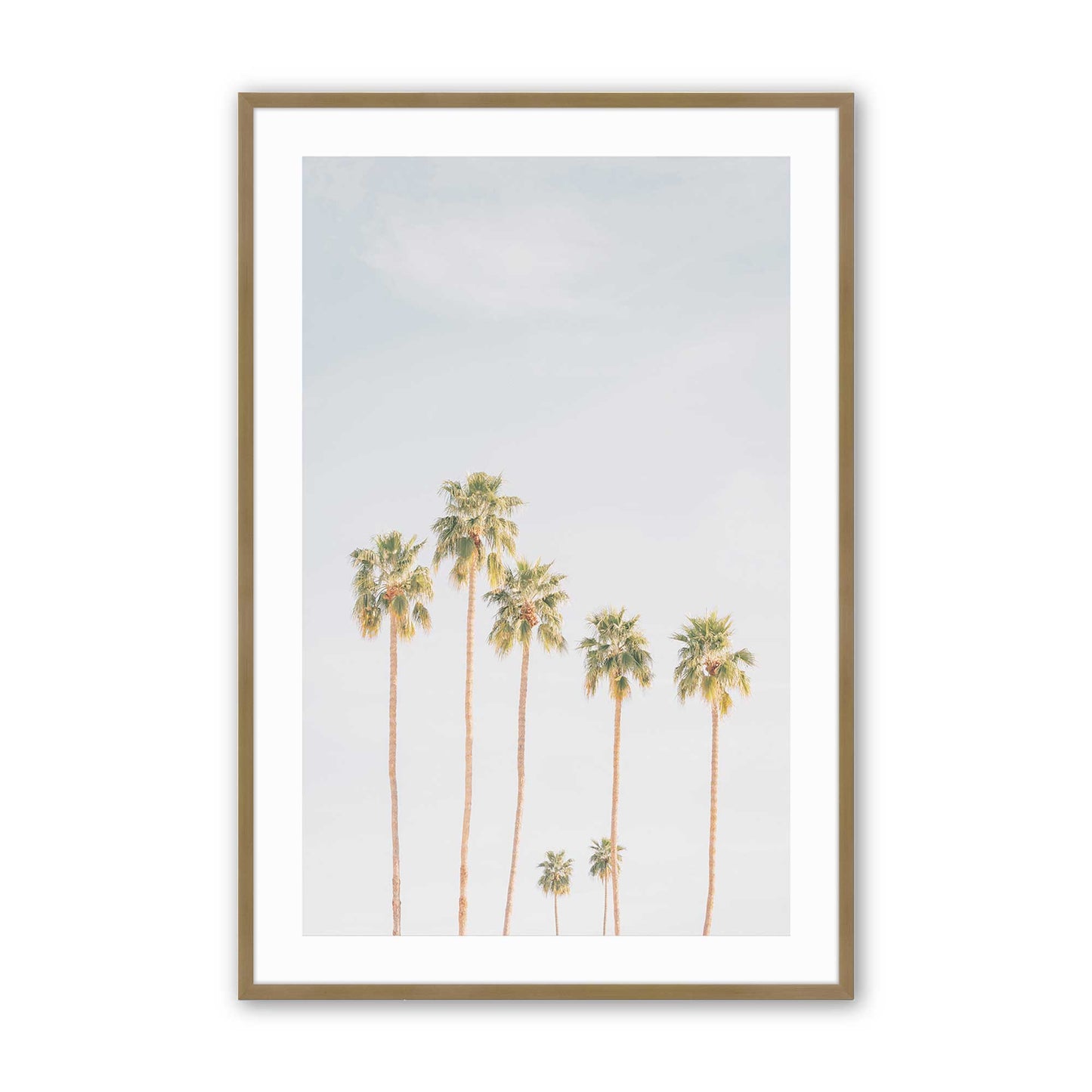 [Color:Brushed Gold], Picture of art in a Brushed Gold frame