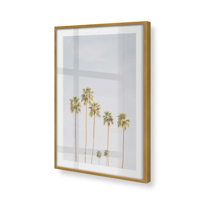 [Color:Polished Gold], Picture of art in a Polished Gold frame at an angle