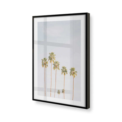 [Color:Satin Black], Picture of art in a Satin Black frame at an angle