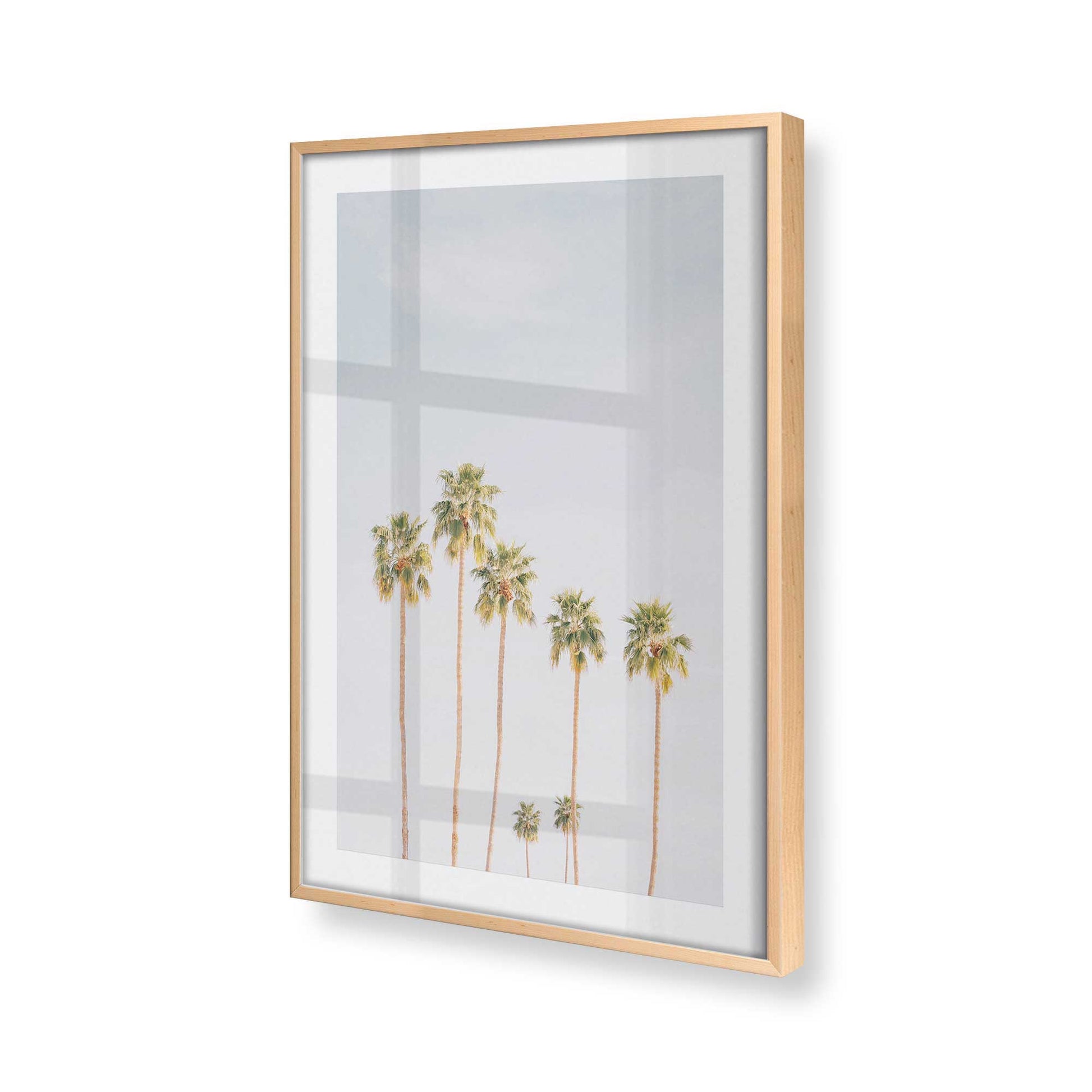 [Color:Raw Maple], Picture of art in a Raw Maple frame at an angle