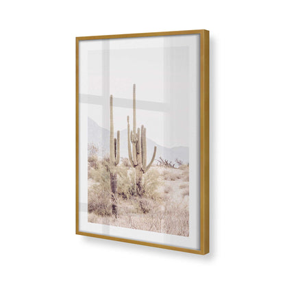 [Color:Polished Gold], Picture of art in a Polished Gold frame at an angle