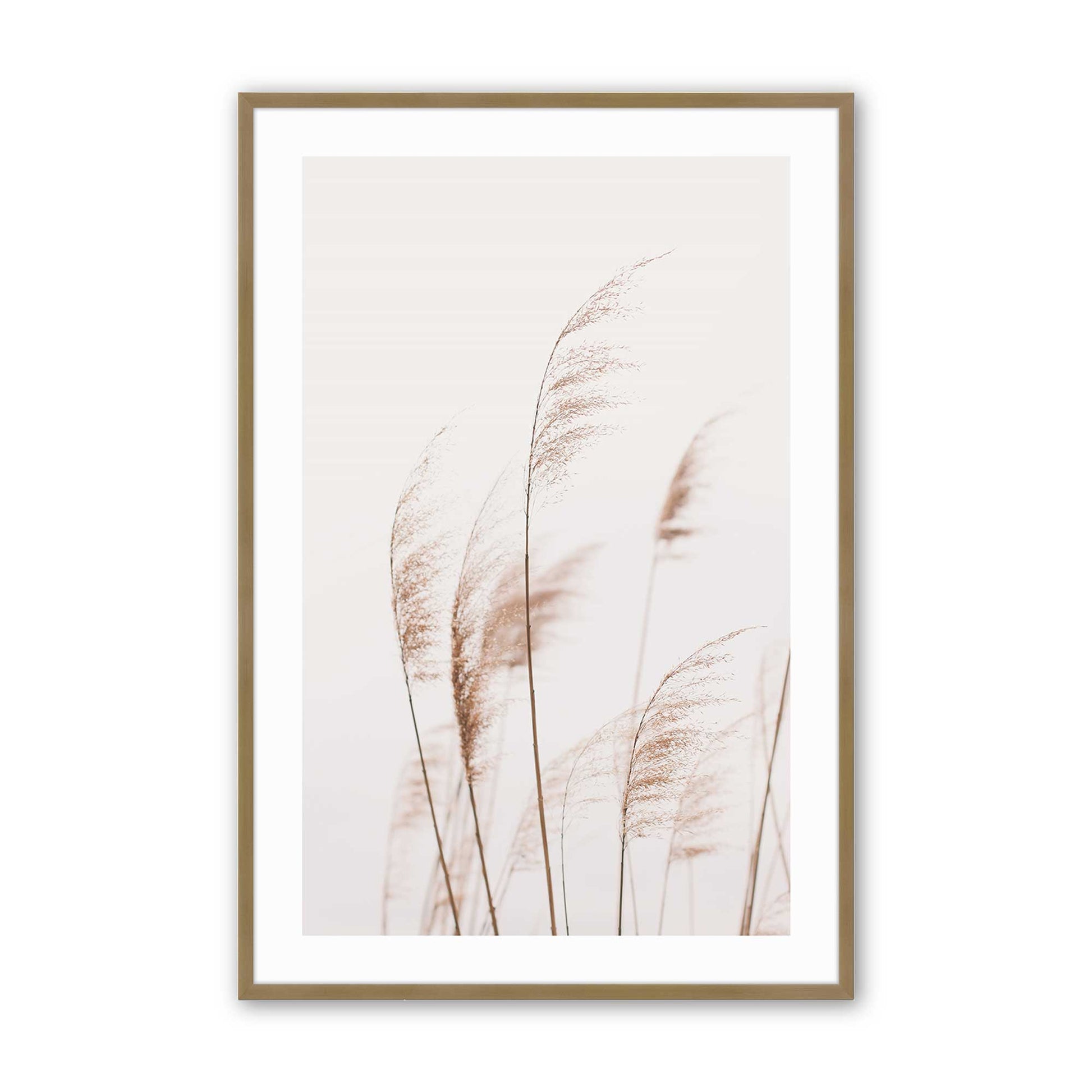 [Color:Brushed Gold], Picture of art in a Brushed Gold frame