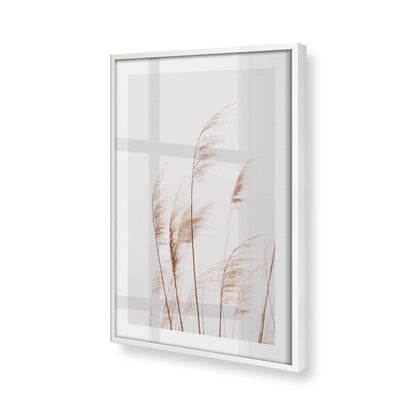 [Color:Opaque White], Picture of art in a Opaque White frame at an angle
