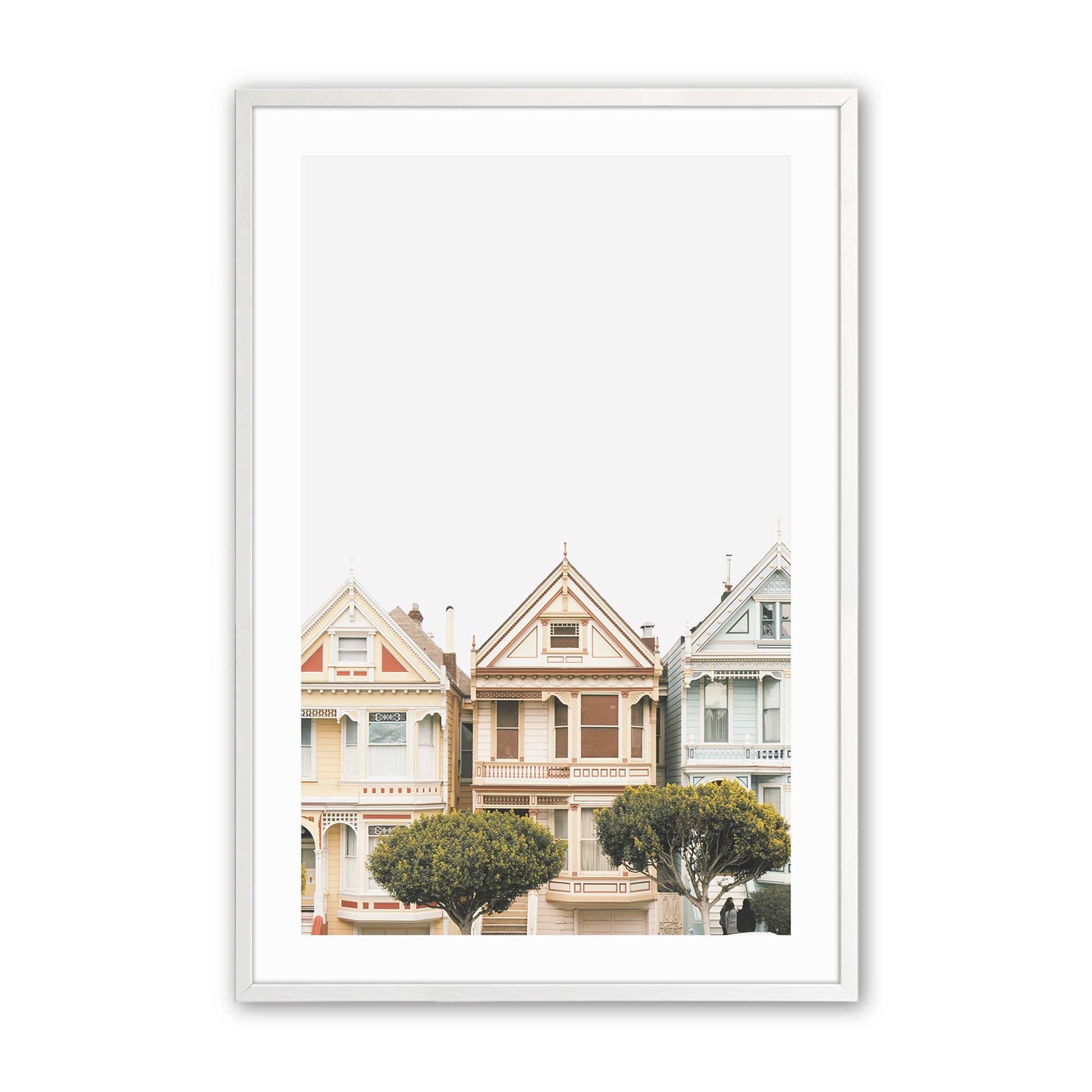 [Color:Opaque White], Picture of art in a Opaque White frame