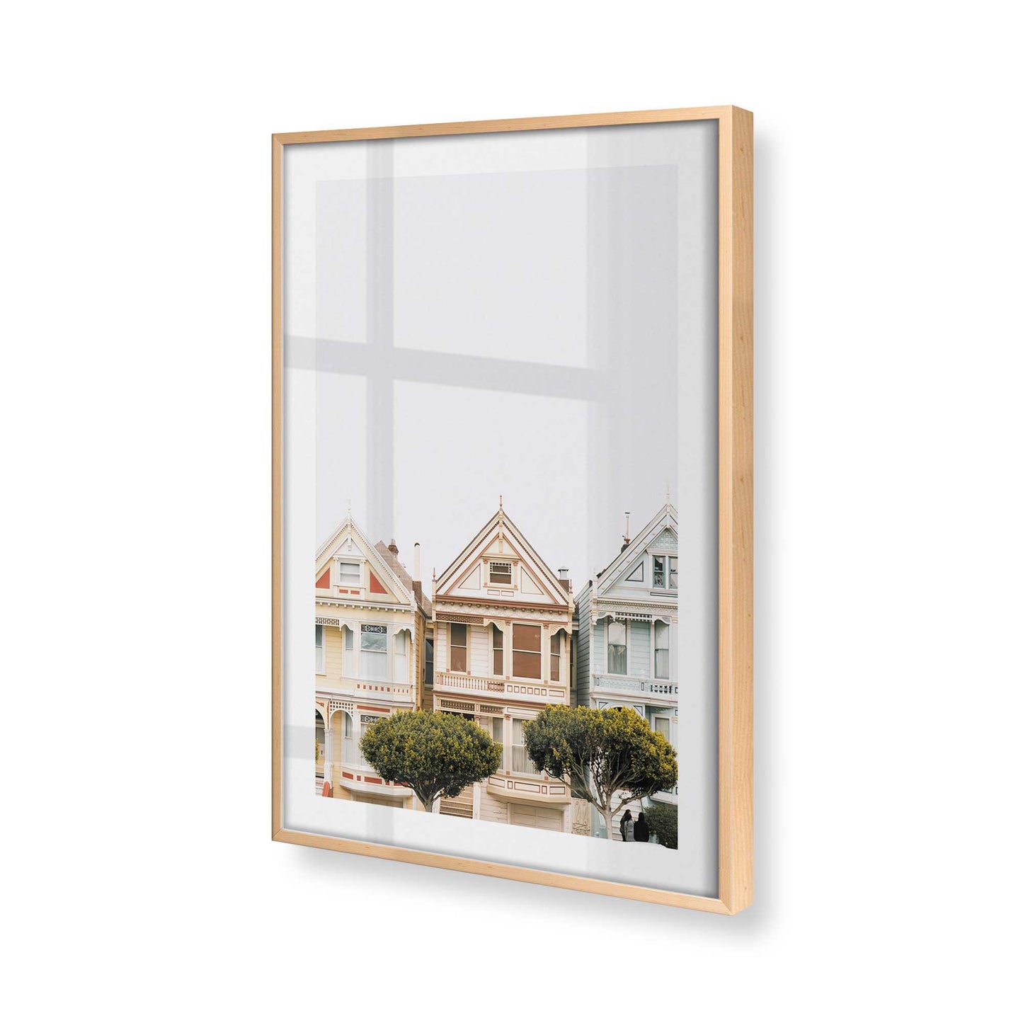 [Color:Raw Maple], Picture of art in a Raw Maple frame at an angle