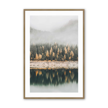 [Color:Brushed Gold], Picture of art in a Brushed Gold frame