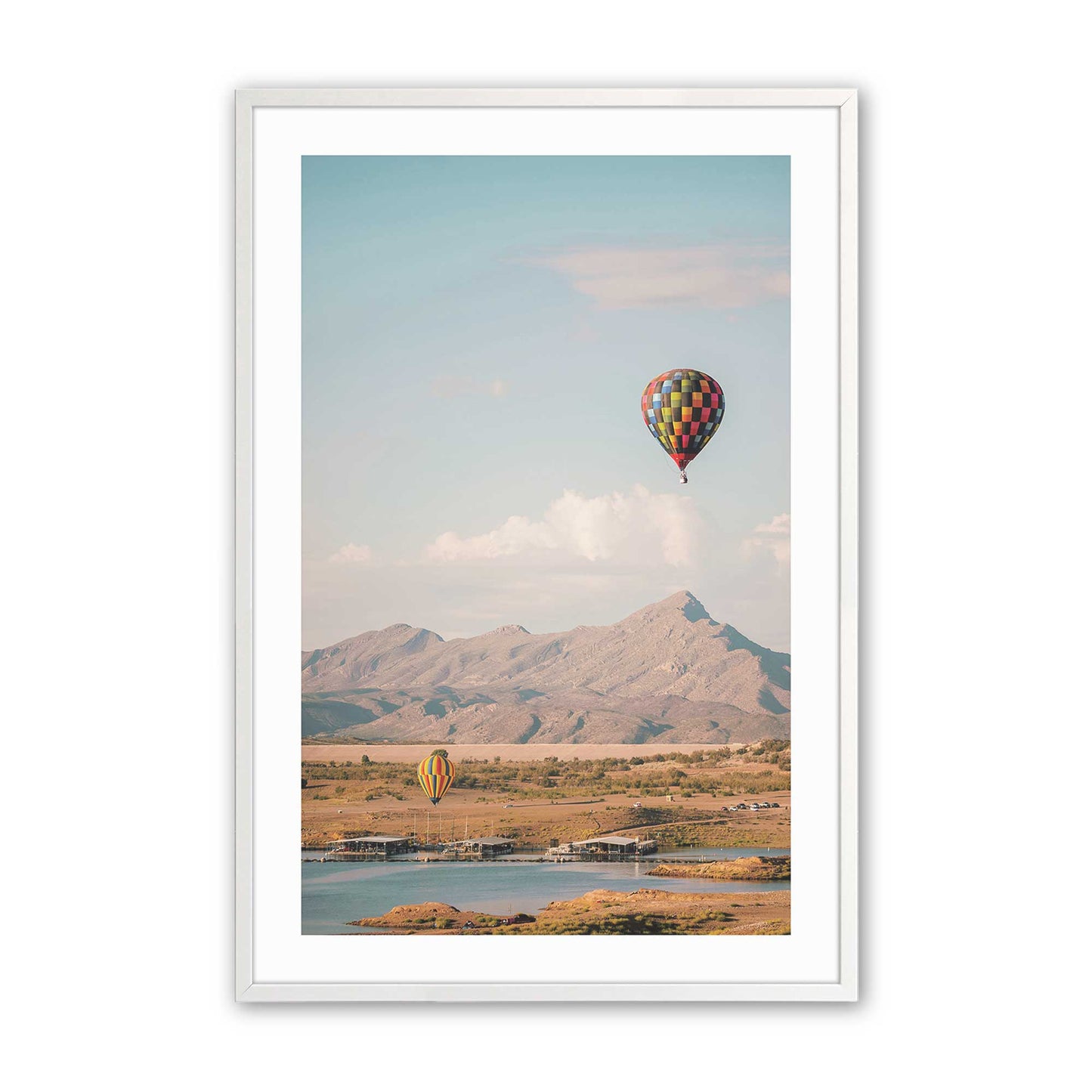 [Color:Opaque White], Picture of art in a Opaque White frame