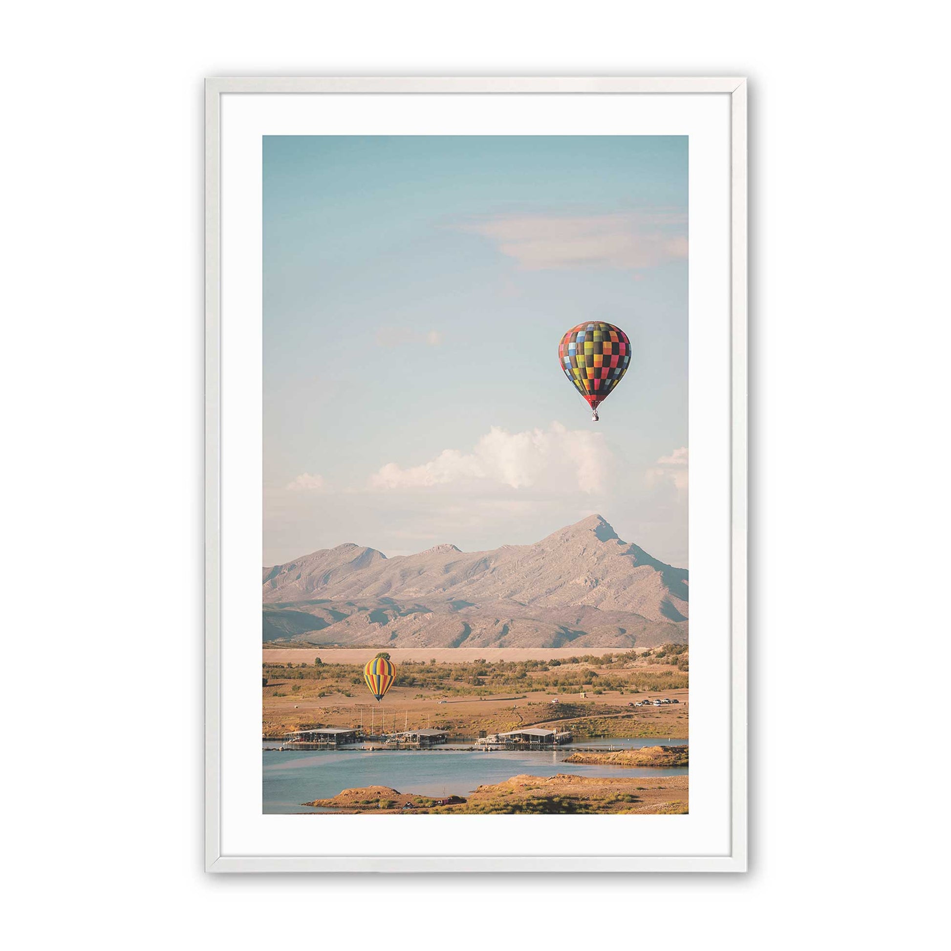 [Color:Opaque White], Picture of art in a Opaque White frame