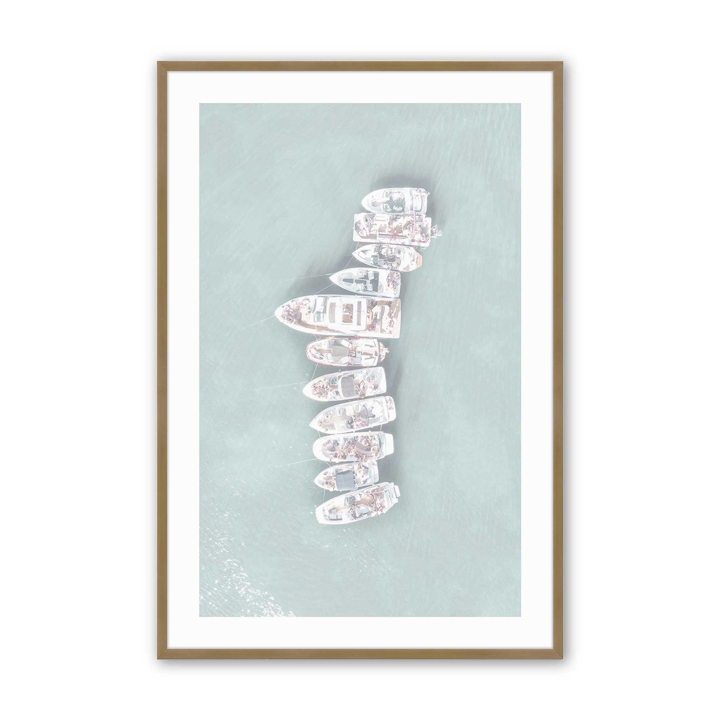 [Color:Brushed Gold], Picture of art in a Brushed Gold frame