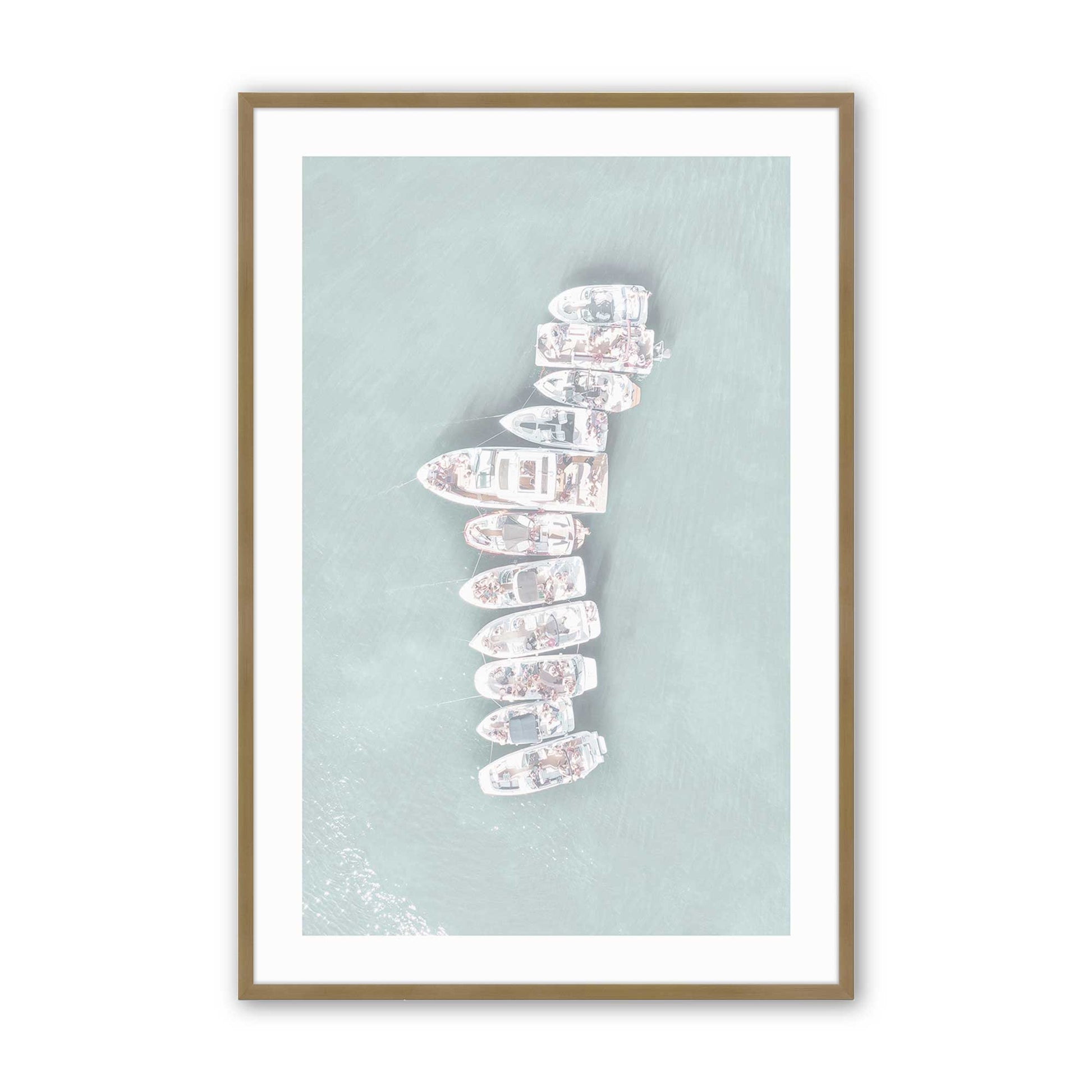 [Color:Brushed Gold], Picture of art in a Brushed Gold frame