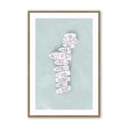 [Color:Brushed Gold], Picture of art in a Brushed Gold frame