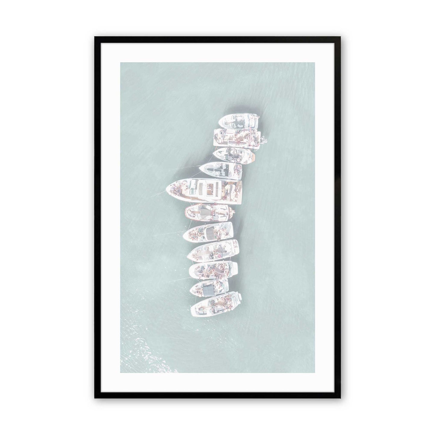 [Color:Satin Black], Picture of art in a Satin Black frame