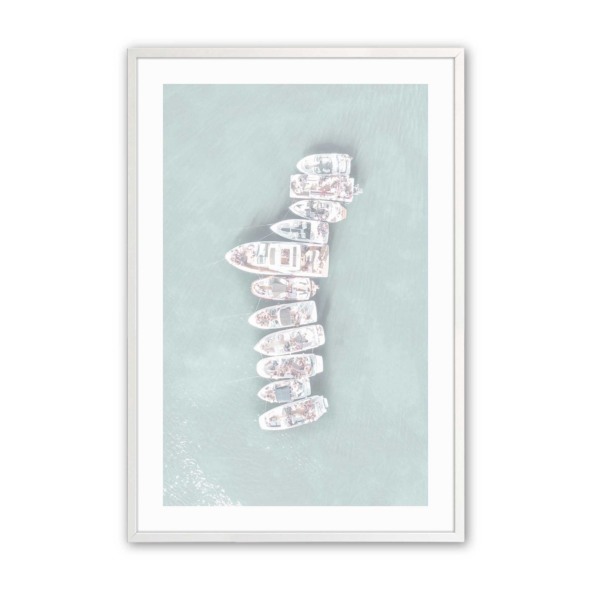 [Color:Opaque White], Picture of art in a Opaque White frame
