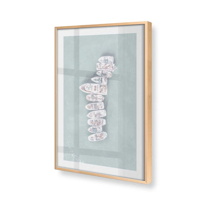 [Color:Raw Maple], Picture of art in a Raw Maple frame at an angle