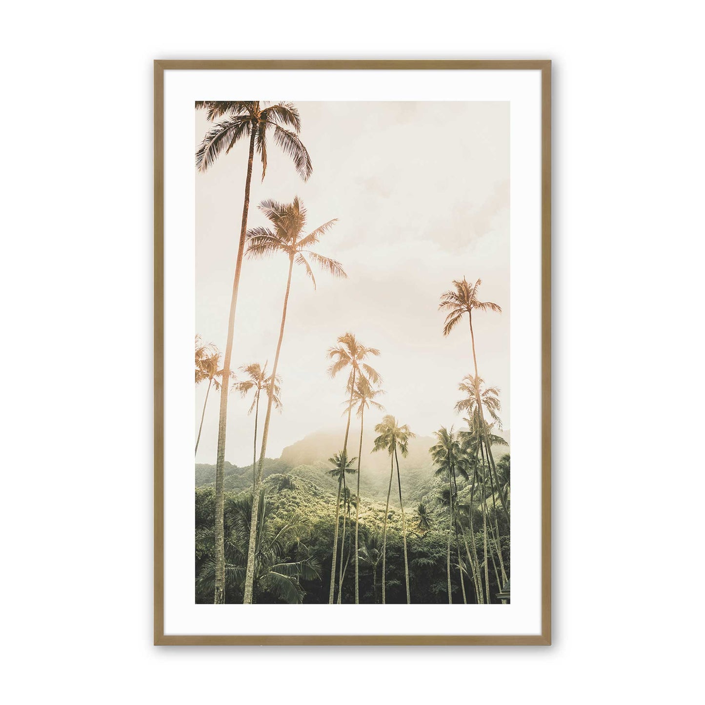 [Color:Brushed Gold], Picture of art in a Brushed Gold frame