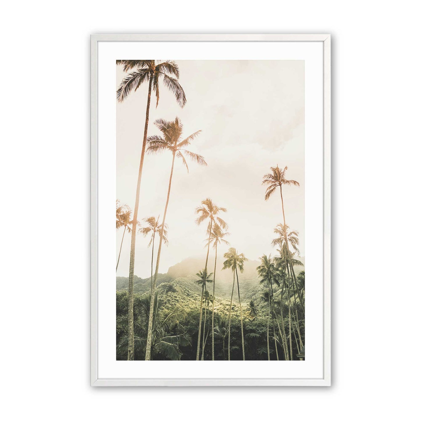 [Color:Opaque White], Picture of art in a Opaque White frame