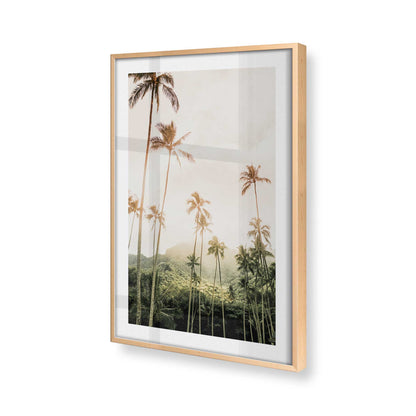 [Color:Raw Maple], Picture of art in a Raw Maple frame at an angle