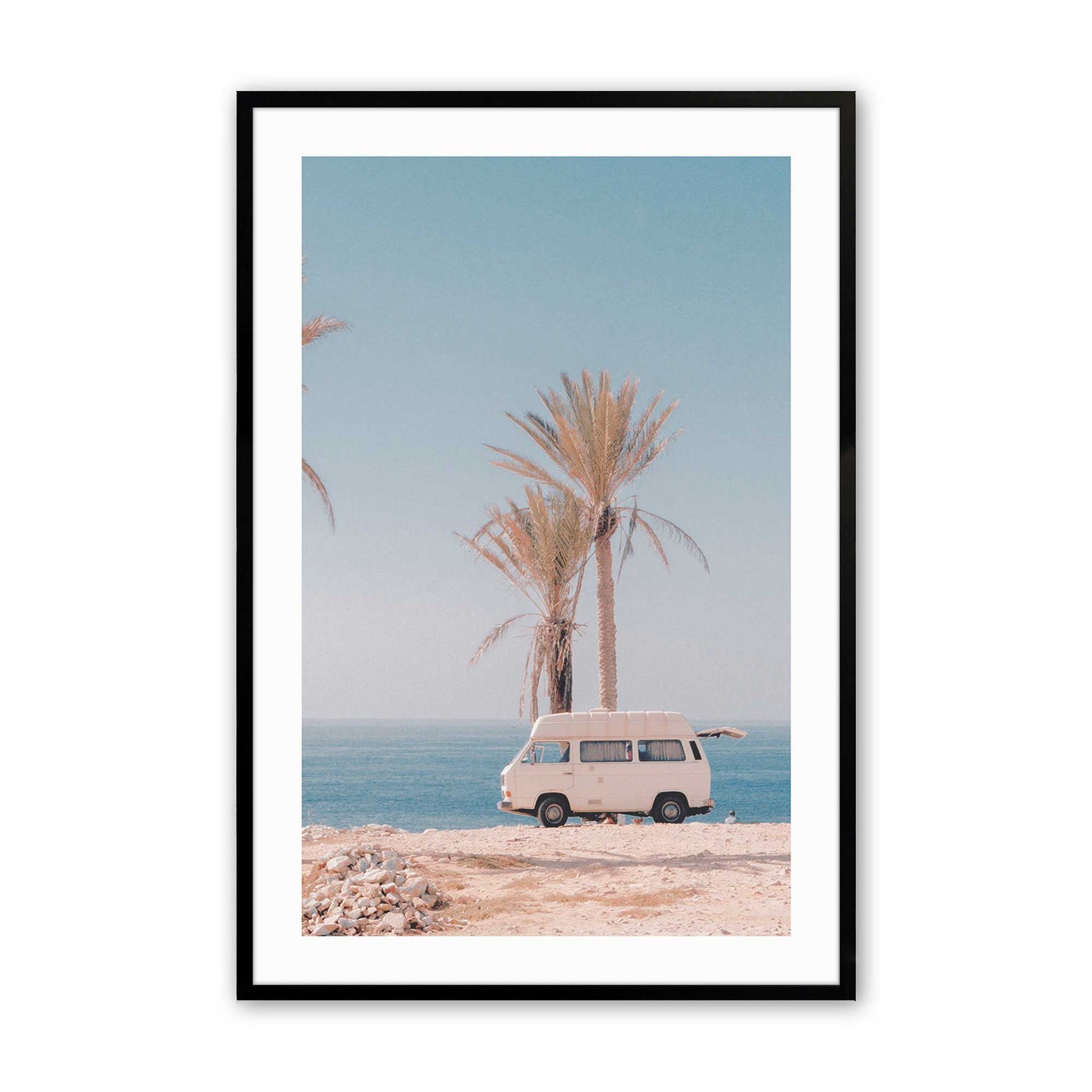 [Color:Satin Black], Picture of art in a Satin Black frame