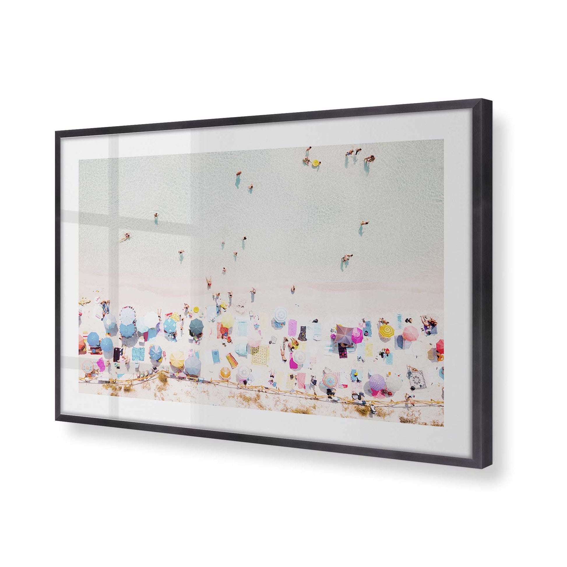 [Color:Weathered Zinc], Picture of art in a Weathered Zinc frame of the corner