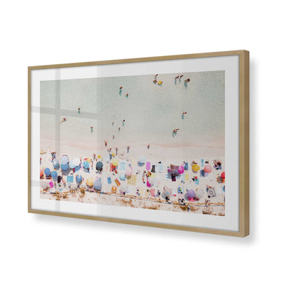 [Color:Brushed Gold], Picture of art in a Brushed Gold frame of the corner