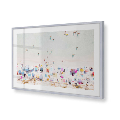 [Color:Polished Chrome], Picture of art in a Polished Chrome frame of the corner