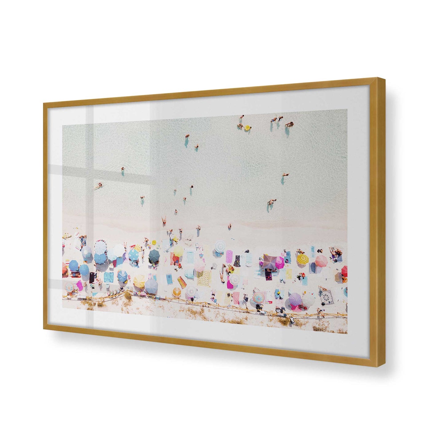 [Color:Polished Gold], Picture of art in a Polished Gold frame of the corner