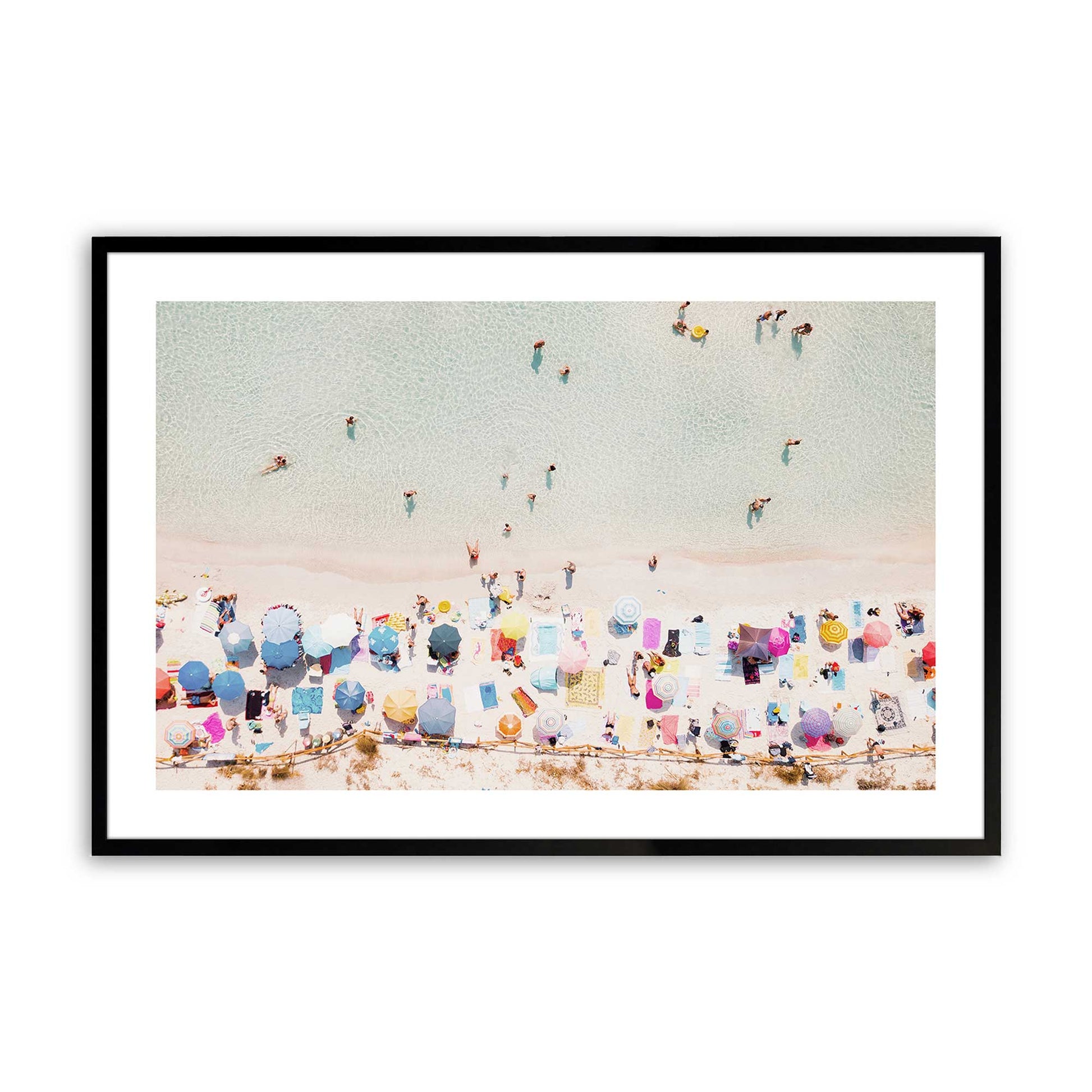 [Color:Satin Black], Picture of art in a Satin Black frame