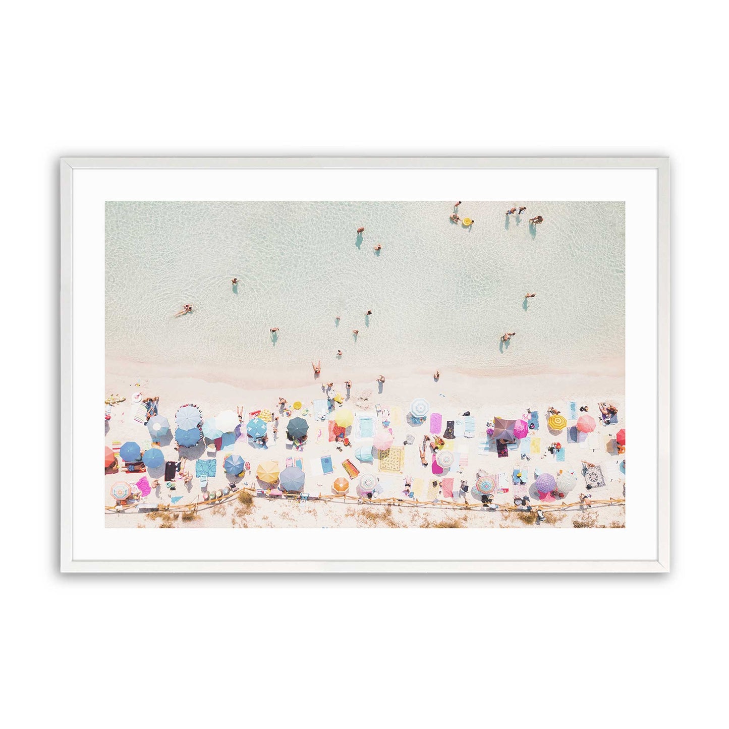 [Color:Opaque White], Picture of art in a Opaque White frame
