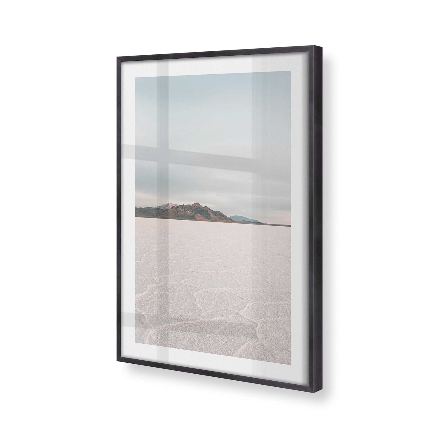 [Color:Weathered Zinc], Picture of art in a Weathered Zinc frame of the corner