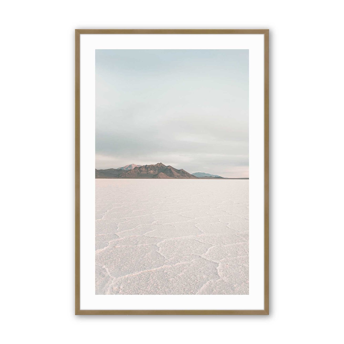 [Color:Brushed Gold], Picture of art in a Brushed Gold frame