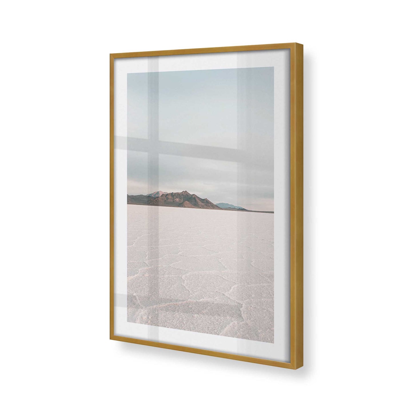 [Color:Polished Gold], Picture of art in a Polished Gold frame of the corner