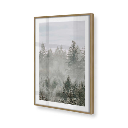 [Color:Brushed Gold], Picture of art in a Brushed Gold frame of the corner