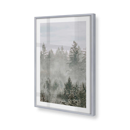 [Color:Polished Chrome], Picture of art in a Polished Chrome frame of the corner