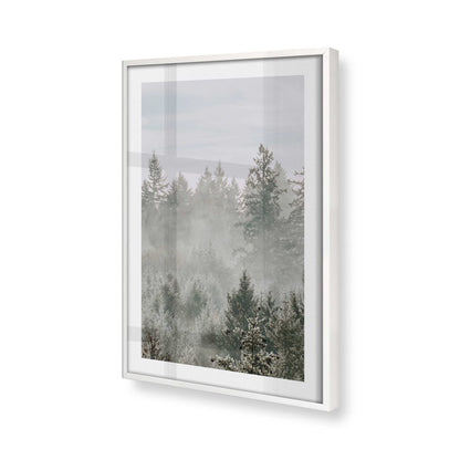 [Color:Opaque White], Picture of art in a Opaque White frame of the corner
