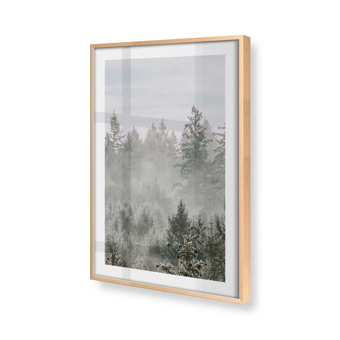 [Color:Raw Maple], Picture of art in a Raw Maple frame of the corner