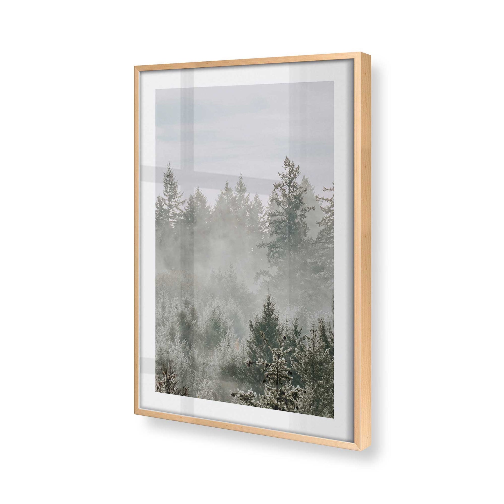 [Color:Raw Maple], Picture of art in a Raw Maple frame of the corner