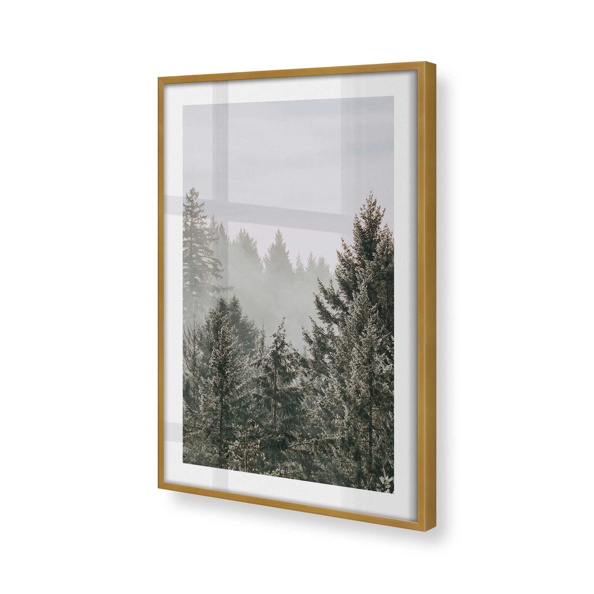 [Color:Polished Gold], Picture of art in a Polished Gold frame of the corner