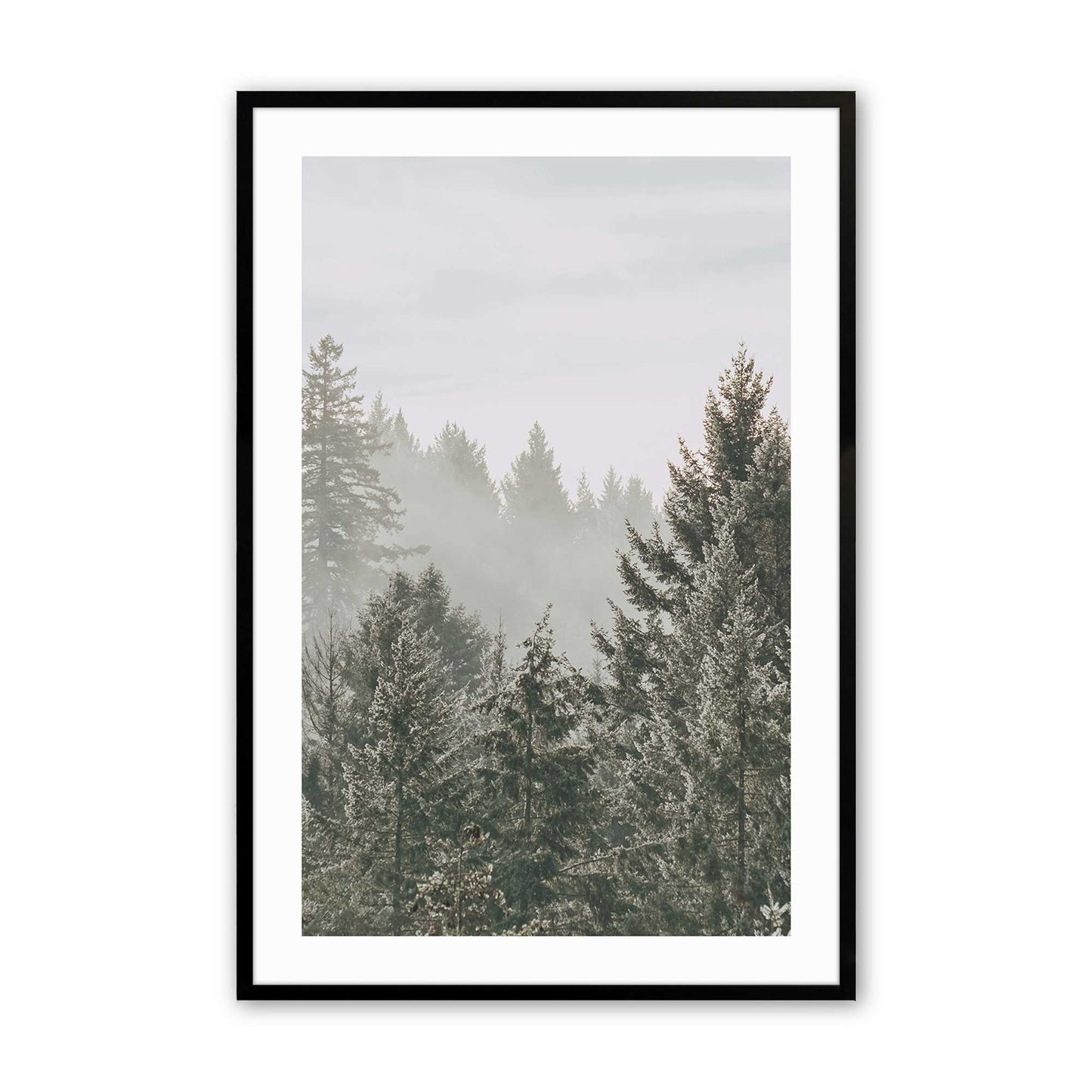 [Color:Satin Black], Picture of art in a Satin Black frame